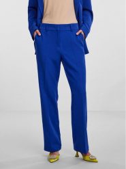 YAS Spodnie materiałowe Likka 26030744 Niebieski Regular Fit. Niebieskie spodnie materiałowe YAS, xs, bez wzorów, z materiału. Za 169.99 zł.