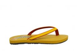 Japonki Azaleia 451 OPANKA450 Yellow < < <, Żółty, Tworzywo - 39-40. Żółte klapki Azaleia, bez wzorów, z tworzywa sztucznego, bez obcasa. W wyprzedaży za 29.00 zł.