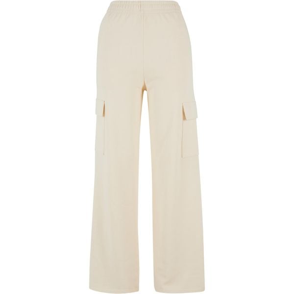 Damskie spodnie dresowe loose fit Urban Classics. Białe spodnie dresowe Urban Classics, bez wzorów, z dresówki. Za 183.50 zł.