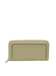 Marc O´Polo Skórzany portfel w kolorze khaki - 20 x 10 x 2 cm rozmiar: onesize. Brązowe portfele bez wzorów, z materiału. Za 220.12 zł.