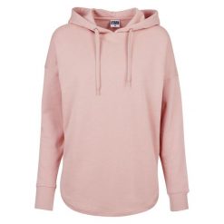 Bluza Z Kapturem Frotte Dla Kobiet. Czerwone bluzy Urban Classics, s, bez wzorów, z kapturem. Za 131.99 zł.