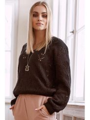 Stylove Sukienka w kolorze czarnym rozmiar: onesize. Czarne sukienki Stylove, na co dzień, bez wzorów, bez kołnierzyka, bez ramiączek, midi, proste. Za 162.87 zł.