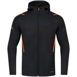 Bluza dresowa z kapturem Jako Challenge. Brązowe bluzy JAKO, s, bez wzorów, z dresówki, z kapturem. Za 246.20 zł.