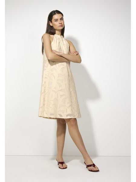 More & More Sukienka w kolorze beżowym rozmiar: 36. Brązowe sukienki More & More, bez wzorów, bez kołnierzyka, bez ramiączek, midi. Za 179.95 zł.