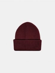 Prążkowana czapka beanie - czerwony. Czerwone czapki Sinsay, bez wzorów, prążkowane. Za 19.99 zł.
