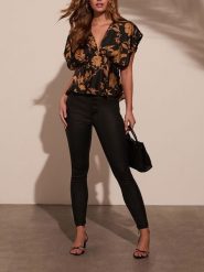 LA Angels Bluzka w kolorze jasnobrązowym rozmiar: M. Brązowe bluzki LA Angels, m, bez wzorów, bez kołnierzyka, bez ramiączek. Za 130.99 zł.