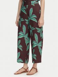 LOLA CASADEMUNT Spodnie materiałowe LS2614055 Brązowy Relaxed Fit. Brązowe spodnie materiałowe LOLA CASADEMUNT, s, bez wzorów, z materiału. Za 235.99 zł.