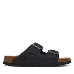 Klapki Dr. Brinkmann. Czarne klapki Dr. Brinkmann, bez wzorów, bez obcasa. Za 269.99 zł.