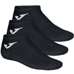 Skarpetki sportowe dla dorosłych Invisible 3PPK Socks. Czarne skarpety Joma, bez wzorów, z bawełny. Za 29.99 zł.
