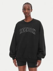 Reebok Bluza Reebok x Ewa Chodakowska Kalina RK25622CCW Czarny Relaxed Fit. Czarne bluzy Reebok, s, bez wzorów, z bawełny, bez kaptura. Za 249.99 zł.