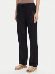 Roxy Spodnie materiałowe ERJX603437 Czarny Regular Fit. Czarne spodnie materiałowe Roxy, xl, bez wzorów, z bawełny. Za 149.99 zł.