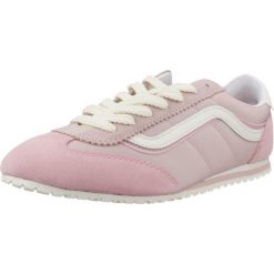 Tenisówki Vans Model Super Lowpro Kolor Rose. Czerwone trampki Vans, bez wzorów, ze skóry, bez zapięcia. Za 370.99 zł.