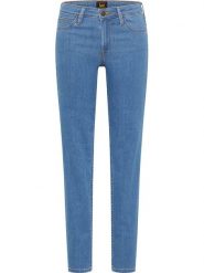 Lee Dżinsy "Scarlett" - Skinny fit - w kolorze błękitnym rozmiar: W30/L31. Niebieskie jeansy Lee, l, z aplikacjami, z podwyższonym stanem. Za 140.53 zł.