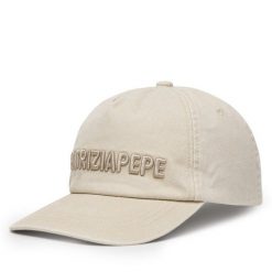 Czapka z daszkiem Patrizia Pepe. Brązowe czapki Patrizia Pepe, bez wzorów. Za 239.99 zł.