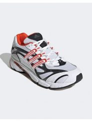 Adidas Sneakersy "Temper Run 2" w kolorze biało-czarnym rozmiar: 44. Białe trampki Adidas, bez wzorów, bez zapięcia. Za 279.31 zł.