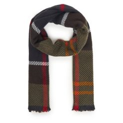 Szalik Barbour. Zielone szaliki Barbour, bez wzorów. Za 249.99 zł.