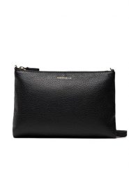 Coccinelle Torebka MMA Best Crossbody E5 MMA 55 F5 01 Czarny. Czarne listonoszki Coccinelle, bez wzorów, ze skóry, bez dodatków. Za 419.99 zł.