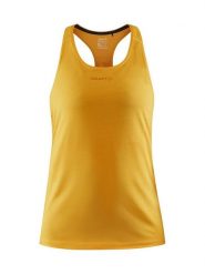 Craft Top sportowy "ADV Essence" w kolorze żółtym rozmiar: XS. Żółte koszulki sportowe Craft, bez wzorów, z materiału, bez ramiączek, outdoorowe. Za 76.04 zł.