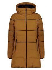 CMP Płaszcz pikowany w kolorze jasnobrązowym rozmiar: 46. Brązowe płaszcze CMP, bez wzorów, z syntetyku, bez kaptura. Za 553.45 zł.