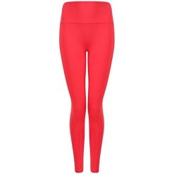 Legginsy Damskie Z Wysokimi Stanami Core. Brązowe legginsy TOMBO, bez wzorów, z podwyższonym stanem. Za 152.99 zł.