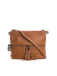 Lucca Baldi Skórzana torebka "Montepulciano" w kolorze jasnobrązowym - 36 x 23 x 10 cm rozmiar: onesize. Brązowe torby na ramię Lucca Baldi, bez wzorów, z materiału, na ramię, bez dodatków. Za 217.99 zł.