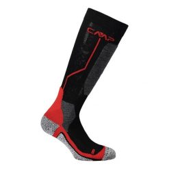Skarpety narciarskie CMP SKI SOCK WOOL wełniane ocieplane antybakteryjne. Czarne skarpety CMP, bez wzorów, z wełny. Za 164.50 zł.