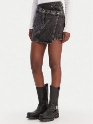 HUGO Spódnica mini Galaxy 50559270 Czarny. Czarne spódnice Hugo, xs, bez wzorów, z bawełny, mini. Za 449.99 zł.