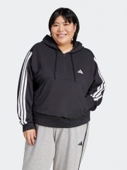 Adidas Bluza w kolorze czarnym rozmiar: 3X. Czarne bluzy Adidas, bez wzorów, z kapturem. Za 180.49 zł.
