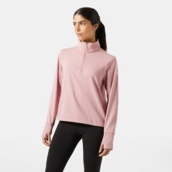 Damska bluza dresowa Helly Hansen Versalite. Czerwone bluzy sportowe Helly Hansen, bez wzorów, z dresówki, bez kaptura. Za 319.50 zł.