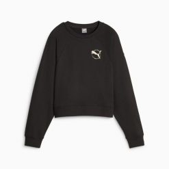 Bluza damska Puma BETTER SPORTSWEAR TR czarna 67606701 r XL. Czarne bluzy Puma, m, bez wzorów, z bawełny, bez kaptura. Za 156.99 zł.