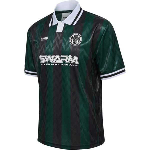 Koszulka Hummel Loose. Zielone bluzki Hummel, bez wzorów, bez kołnierzyka, bez ramiączek. Za 202.00 zł.