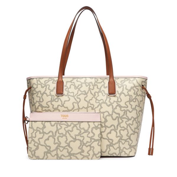 Torebka TOUS. Białe shopper Tous, bez wzorów, bez dodatków. Za 999.99 zł.