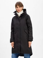 Didriksons Damski płaszcz funkcjonalny - Luna Kobiety czarny jednolity, 34. Czarne płaszcze Didriksons, bez wzorów, z syntetyku, bez kaptura. Za 1,599.95 zł.