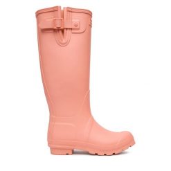 Kalosze Hunter. Czerwone kalosze Hunter, bez wzorów. Za 349.99 zł.