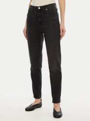 Calvin Klein Jeans Jeansy J20J224518 Czarny Mom Fit. Czarne jeansy Calvin Klein Jeans, bez wzorów. Za 239.99 zł.
