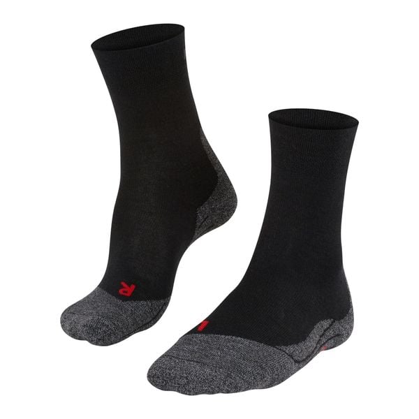 Skarpetki damskie Falke TK2 Sensitive. Czarne skarpety Falke, bez wzorów, z materiału. Za 161.50 zł.