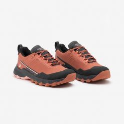 Buty turystyczne damskie Quechua MH500 wodoodporne. Brązowe trekkingi QUECHUA, z kauczuku, outdoorowe. Za 319.99 zł.