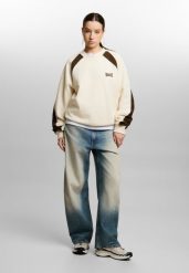 Bluza sportowa damska Prosto Speed bez kaptura. Białe bluzy Prosto, xl, bez wzorów, z denimu, bez kaptura. Za 224.99 zł.