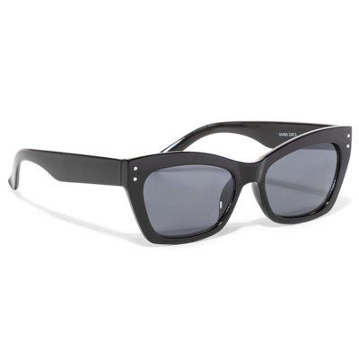 ACCCESSORIES 1WA-044-SS20 Czarny. Czarne okulary przeciwsłoneczne ACCCESSORIES, bez wzorów. Za 19.99 zł.