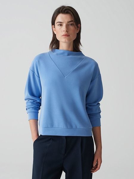 OPUS Bluza w kolorze niebieskim rozmiar: 38. Niebieskie bluzy Opus, bez wzorów, bez kaptura. Za 154.95 zł.
