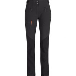 Spodnie softshell damskie Mammut Courmayeur SO Pants. Czarne spodnie narciarskie Mammut, l, bez wzorów, z elastanu, trekkingowe. Za 840.60 zł.