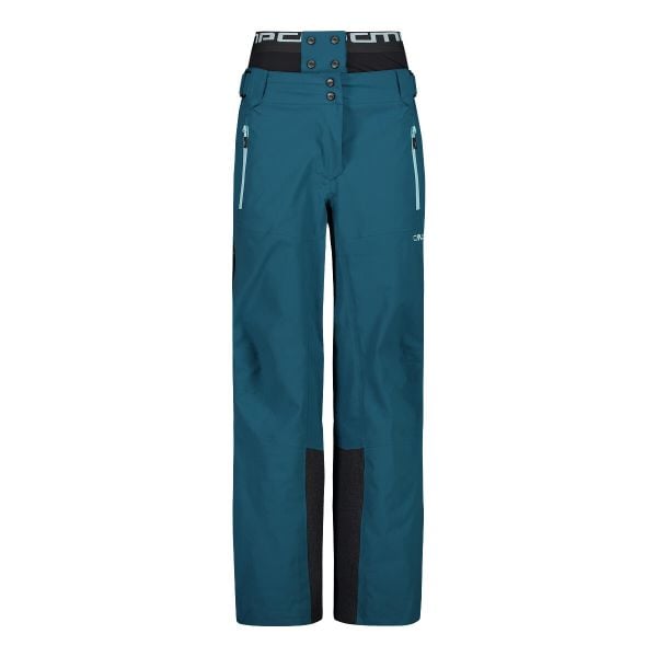 Spodnie damskie narciarskie CMP 34W1946. Zielone spodnie narciarskie CMP, l, bez wzorów, z materiału, narciarskie. Za 679.00 zł.