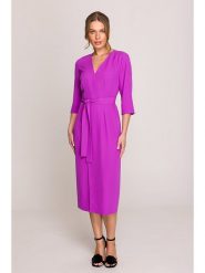 Stylove Sukienka w kolorze fioletowym rozmiar: M. Różowe sukienki Stylove, m, bez wzorów, z tkaniny, bez kołnierzyka, bez ramiączek, midi. Za 310.45 zł.