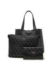 Guess Torebka Brenton Tote HWEBG8 39023 Szary. Szare shopper Guess, z aplikacjami, ze skóry, bez dodatków. Za 369.99 zł.