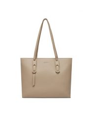 Lasocki Torebka LSK-L-001-07 Beżowy. Brązowe shopper Lasocki, bez wzorów, ze skóry, bez dodatków. Za 199.99 zł.