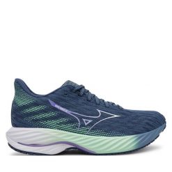 Buty do biegania Mizuno. Szare obuwie sportowe Mizuno, bez zapięcia, do biegania, mizuno wave. Za 419.99 zł.