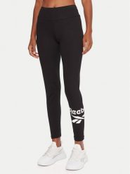 Reebok Legginsy Willow RK25082CCW Czarny Slim Fit. Czarne legginsy Reebok, xl, bez wzorów, z bawełny. Za 129.99 zł.