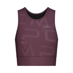 Damski tank top CMP. Brązowe topy CMP, bez wzorów, bez kołnierzyka, bez ramiączek. Za 217.50 zł.