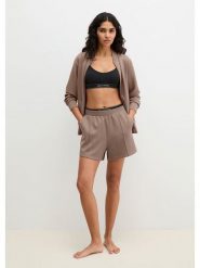 Marc O´Polo Bodywear Szorty dresowe w kolorze szarobrązowym rozmiar: M. Brązowe szorty bez wzorów, z dresówki, z podwyższonym stanem. Za 114.95 zł.