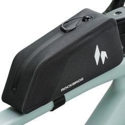 Torba rowerowa na ramę Rockbros RideMate AS-151 1L. Czarne torby na ramię ROCKBROS, bez wzorów, z materiału, eleganckie, bez dodatków. Za 99.00 zł.